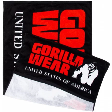 The Functional Gym Towel - Sort/Rød