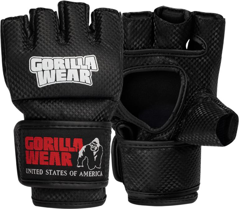 Manton MMA Hansker (Med tommel) - Sort/Rød