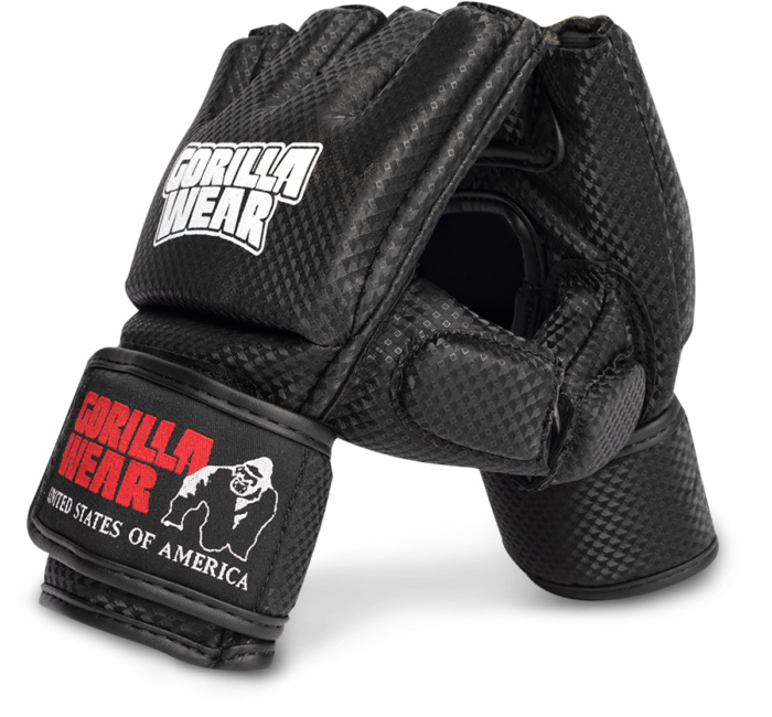 Manton MMA Hansker (Med tommel) - Sort/Rød - Bilde 2