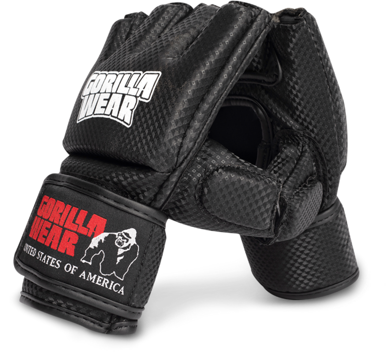 Manton MMA Hansker (Med tommel) - Sort/Rød