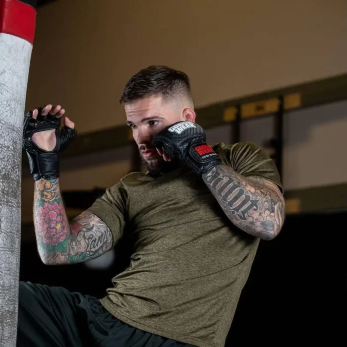 Manton MMA Hansker (Med tommel) - Sort/Rød - Bilde 5