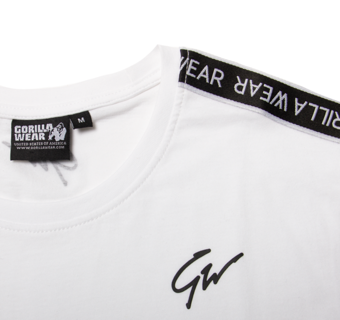 Gorilla Wear Chester T-shirt - Hvit/Sort - Bilde 3