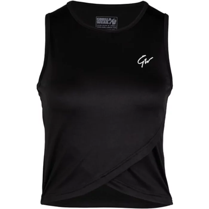 Estelle Twisted Crop Top - Sort - Bilde 2