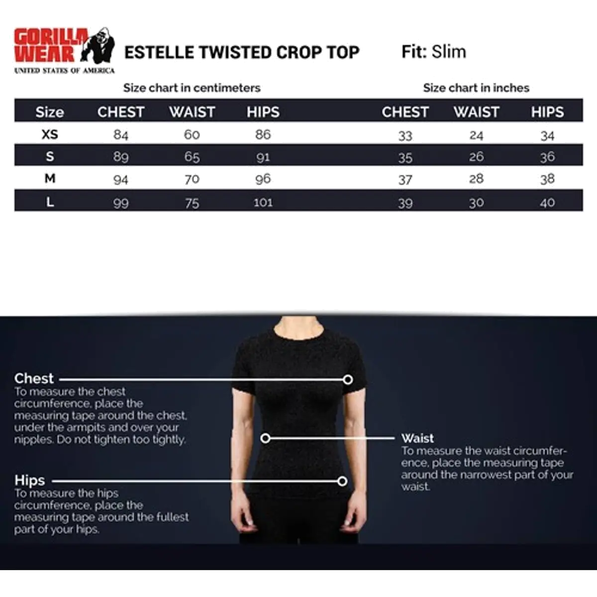 fg13875 sizechart