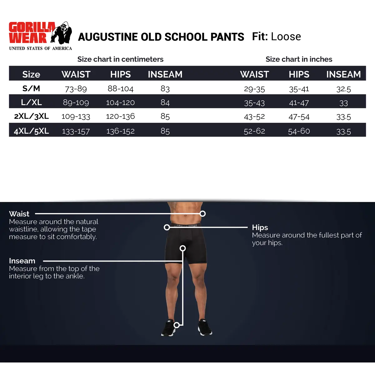 fg14160 sizechart