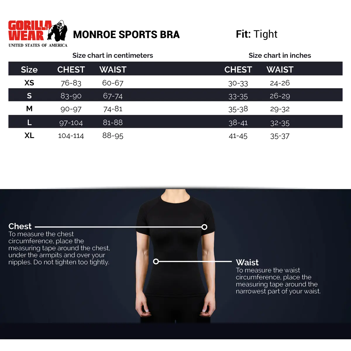 fg14606 sizechart