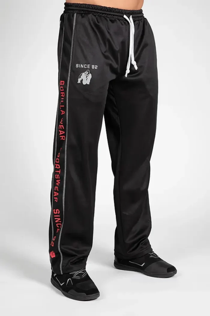 Functional Mesh Pants - Sort/Rød