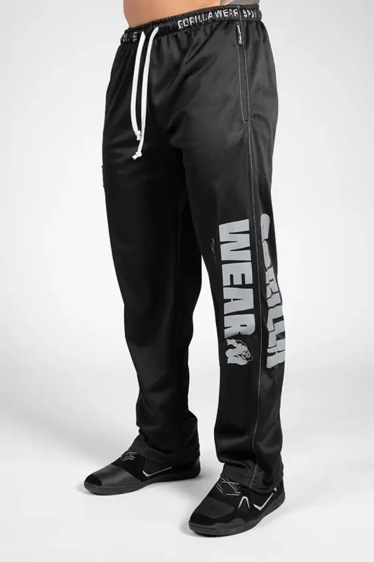 Gorilla Wear Logo Mesh Pants - Sort – 2XL/3XL
