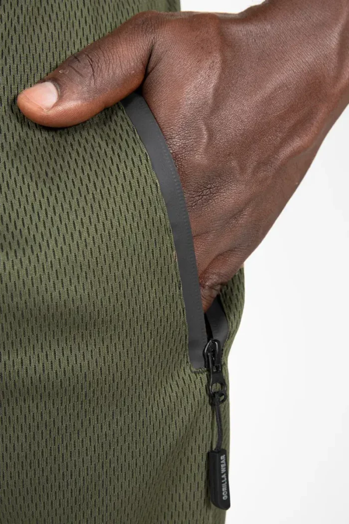 Mercury Mesh Pants - Army Green/Sort