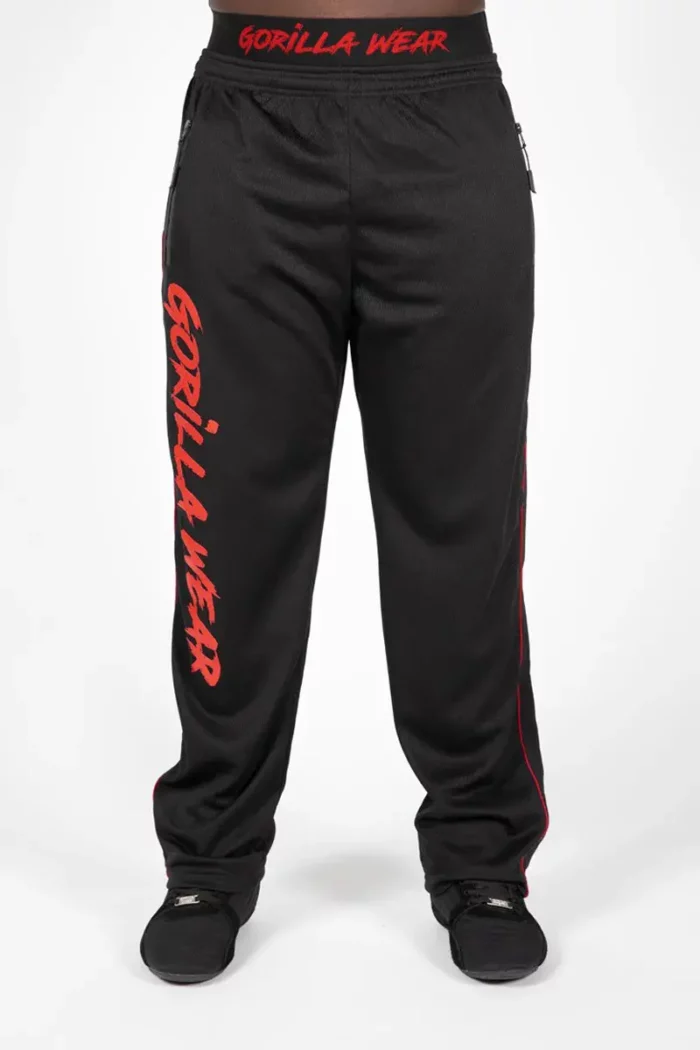 gwmmpbr_2 Mercury Mesh Pants - Sort/Rød - Bilde 2