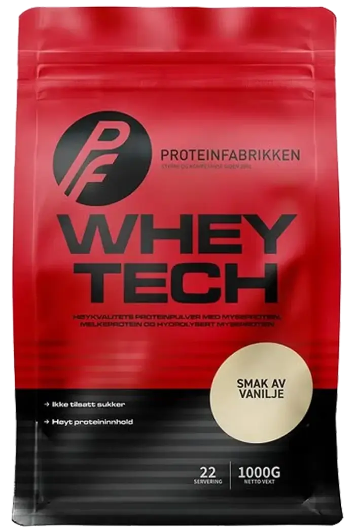 Proteinfabrikken Whey Tech Protein - 1000g