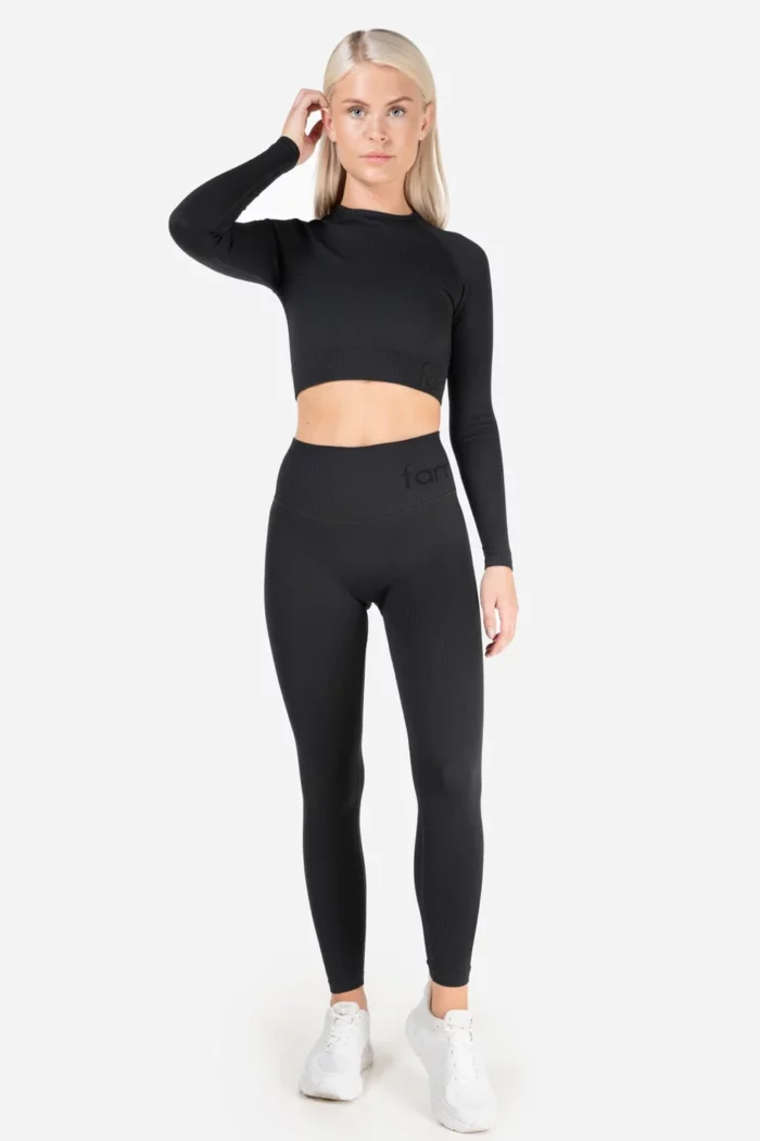 Famme Rib Cropped LS - Bilde 8