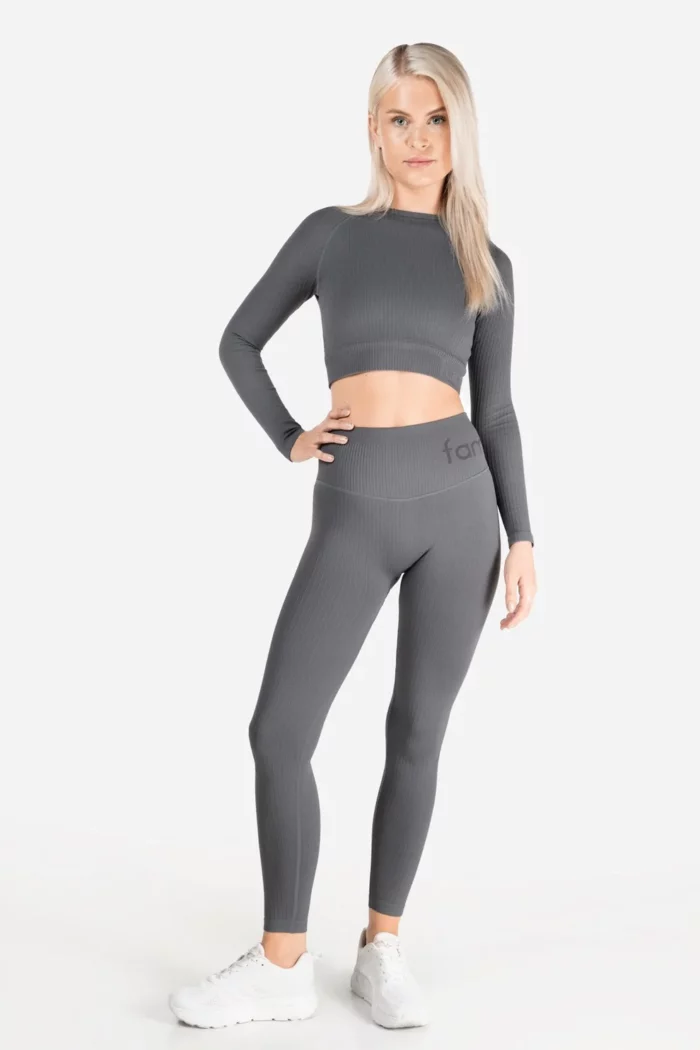 Famme Rib Cropped LS - Bilde 2