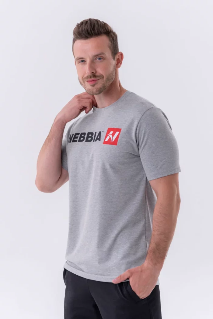 na292gy_7 Nebbia Red "N" T-shirt - Bilde 7