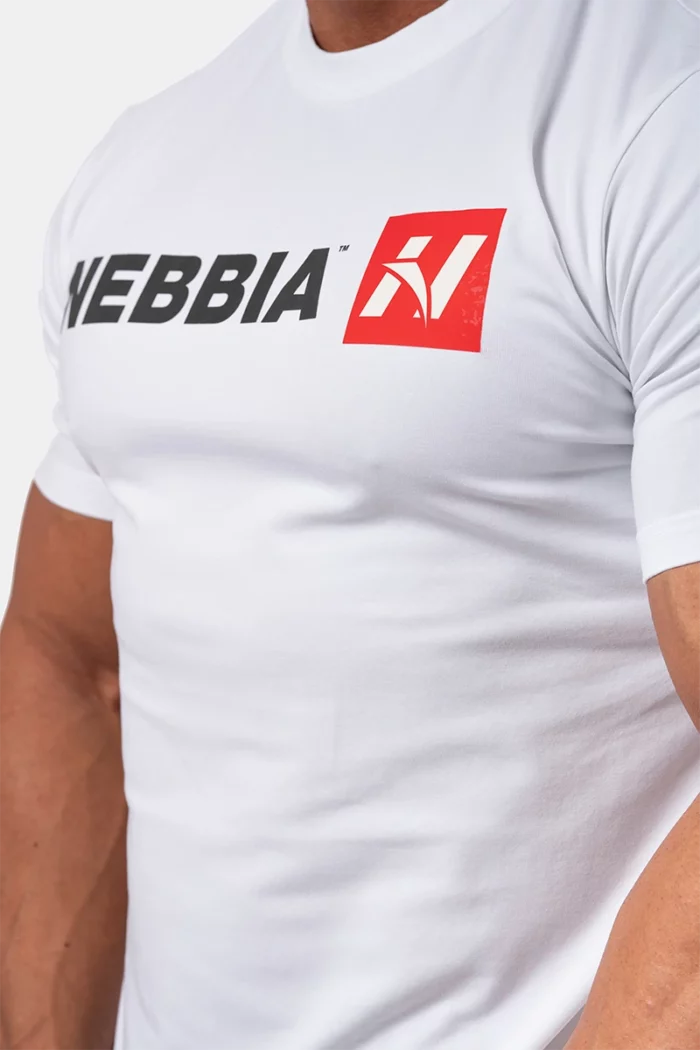 na292we_3 Nebbia Red "N" T-shirt - Bilde 11