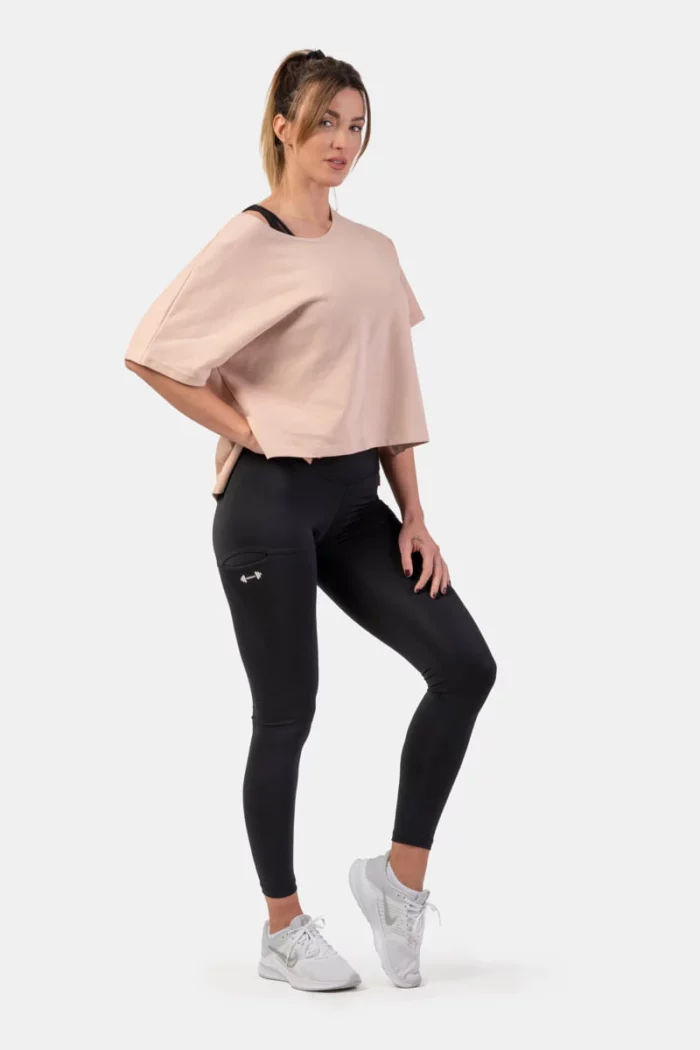na402bk_5 Active High-Waist Smart Pocket Leggings - Bilde 6