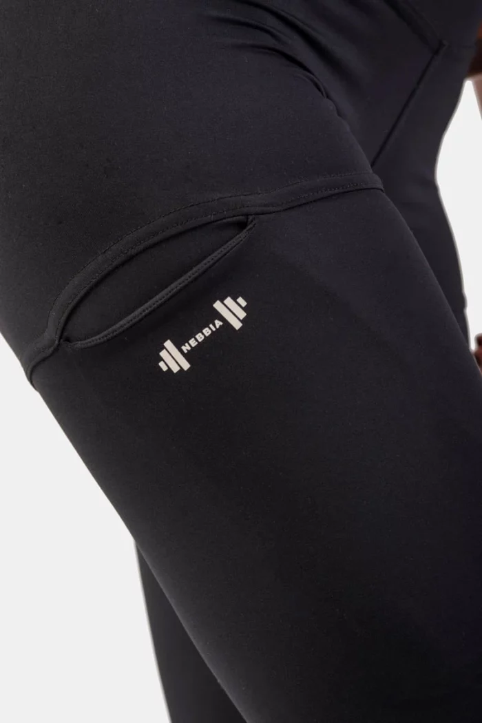 na402bk_7 Active High-Waist Smart Pocket Leggings - Bilde 10