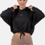 Loose Fit Crop Hoodie Iconic