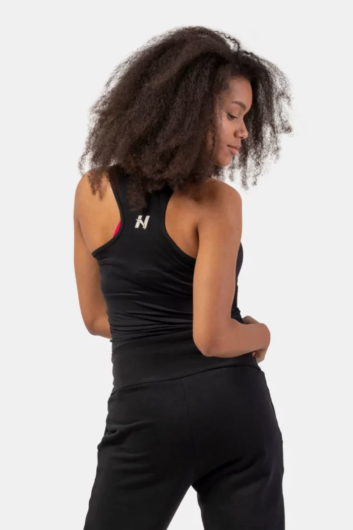 na422bk_06 Nebbia Slim-fit Crop Tank Top - Bilde 7