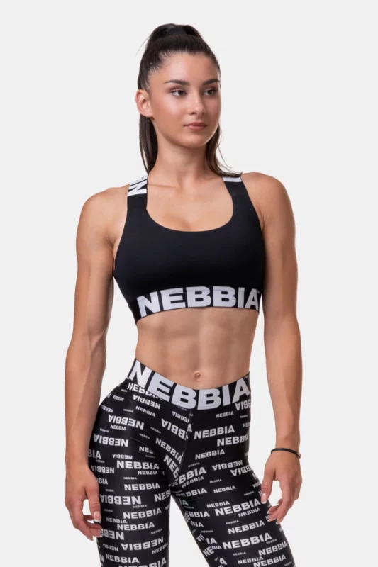 Power Your Hero Iconic Sports Bra Black Sort - L Sports-BH