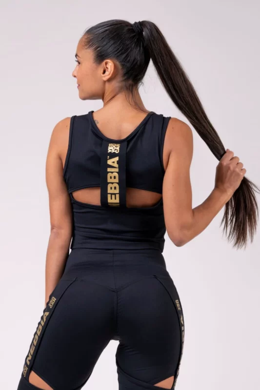 Nebbia Honey Bunny Tank Top Sort - XS Topper
