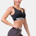 Smart Zip Front Sports Bra