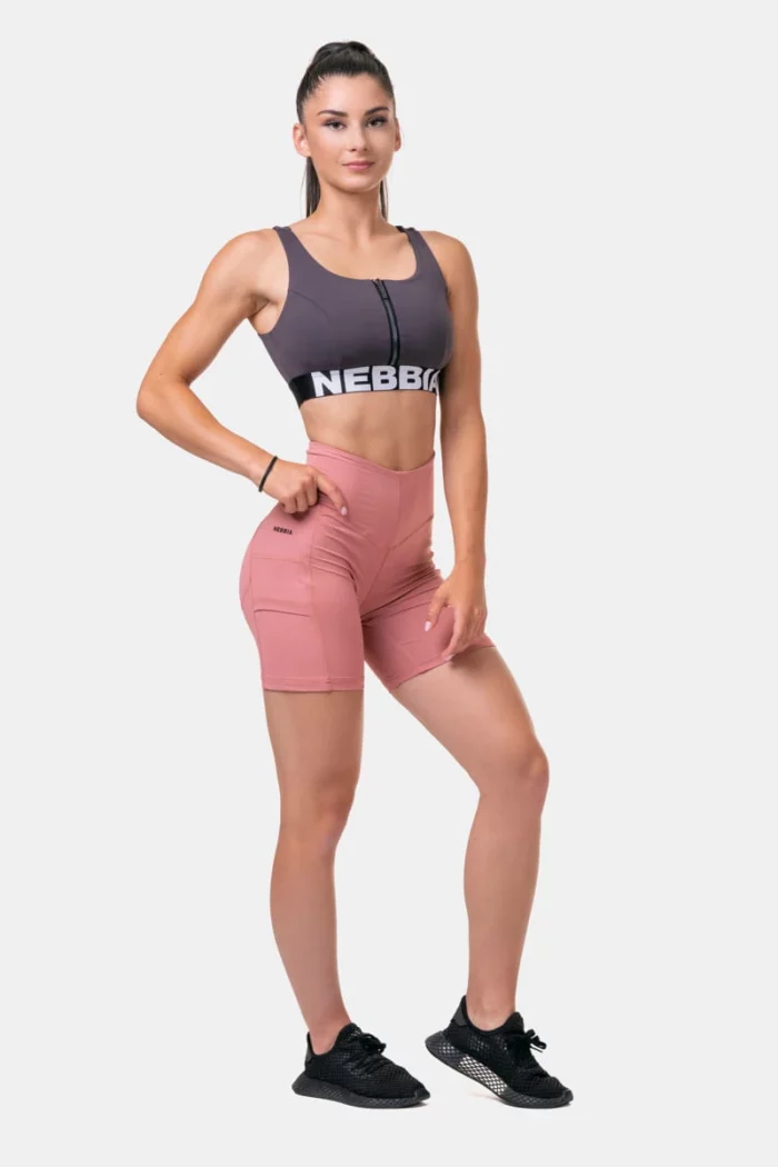 Smart Zip Front Sports Bra