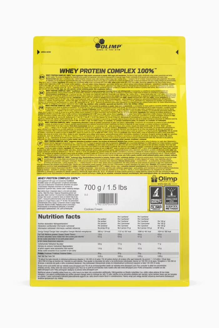 Olimp Whey Protein Complex 100%® - 700 g - Bilde 2