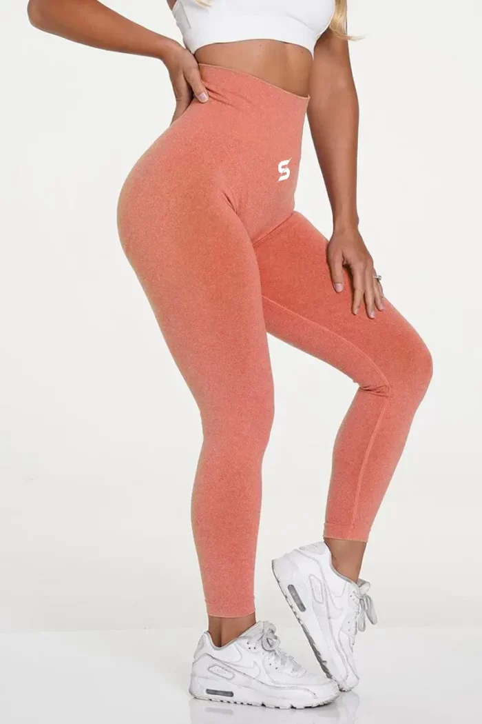 Sporty Seamless High Waist Fit Leggings - Bilde 11
