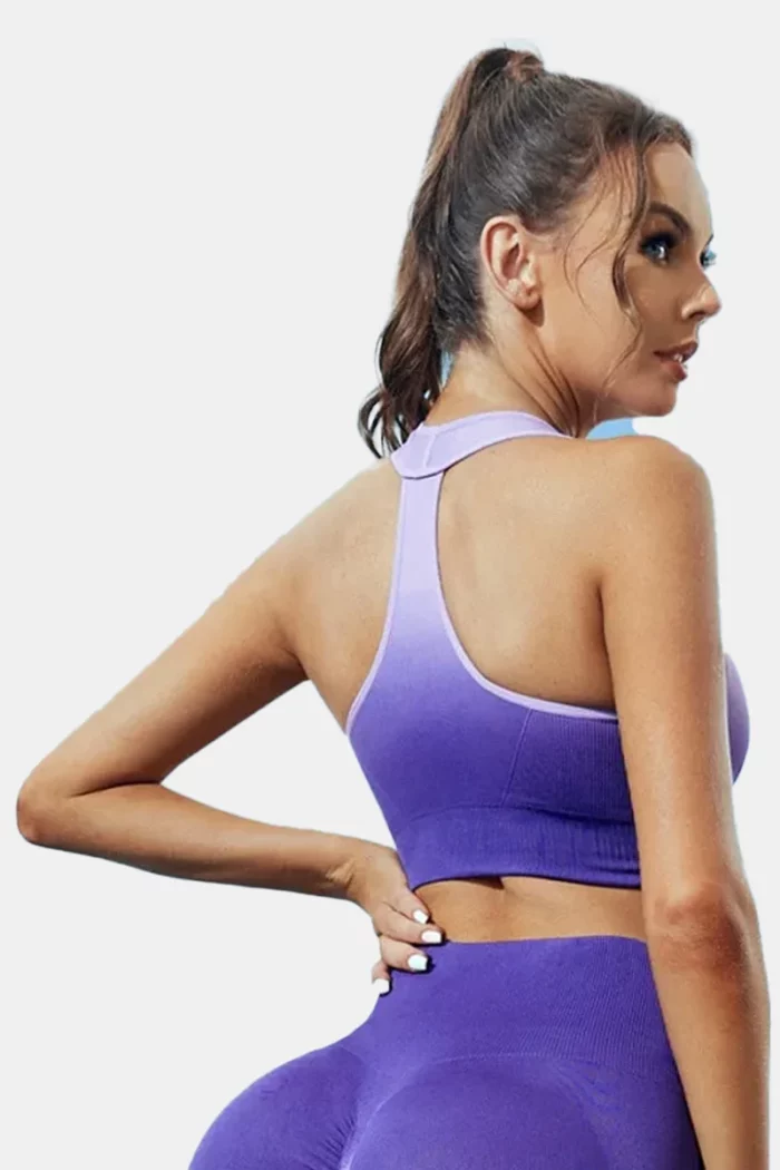 Sporty Gradient Sports Bra – Ambient Purple – L Sporty Gradient Sports Bra – Ambient Purple – L