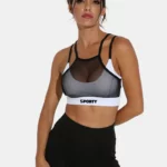 Sporty Impact Mesh Bra
