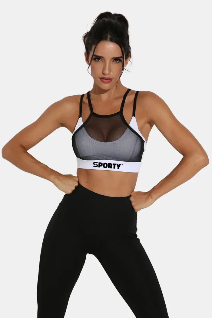 Sporty Impact Mesh Bra - Bilde 4