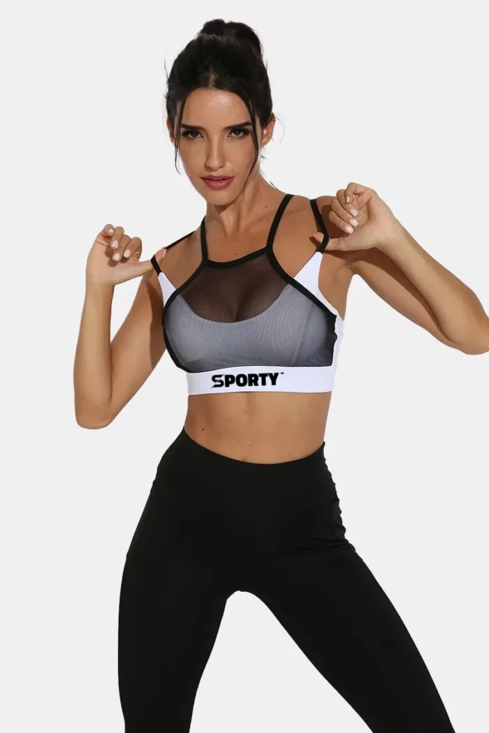 Sporty Impact Mesh Bra - Bilde 6