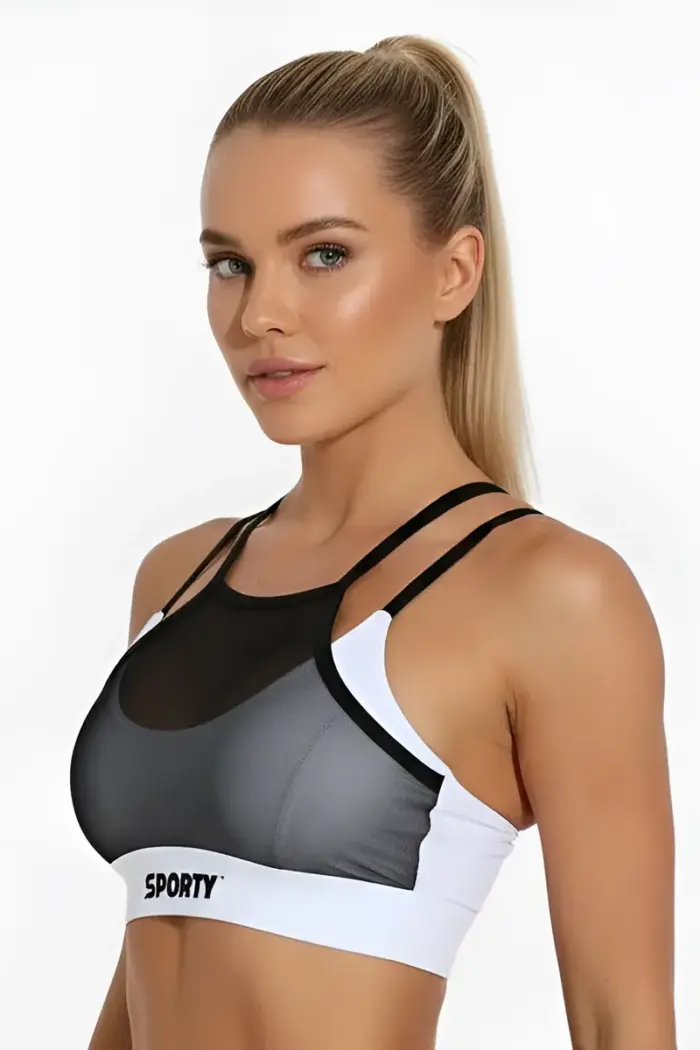Sporty Impact Mesh Bra - Bilde 2