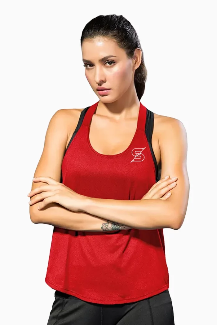 Sporty Energy Sport Singlet – Red – XL