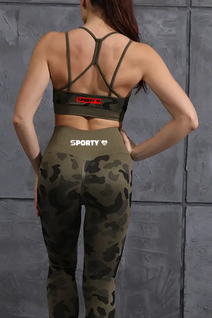 Sporty Camo Sports Bra - Bilde 4