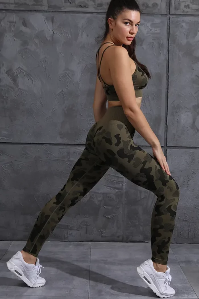 Sporty Camo Scrunch Leggings - Bilde 7