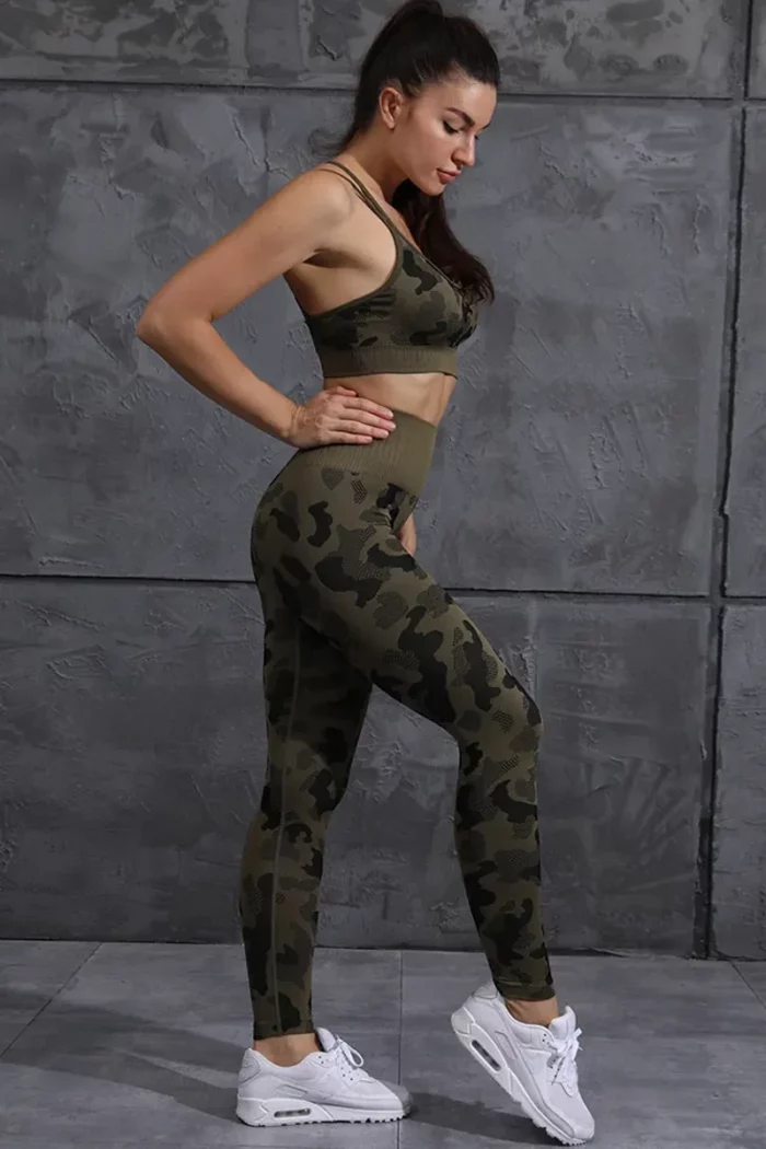 Sporty Camo Scrunch Leggings - Bilde 8
