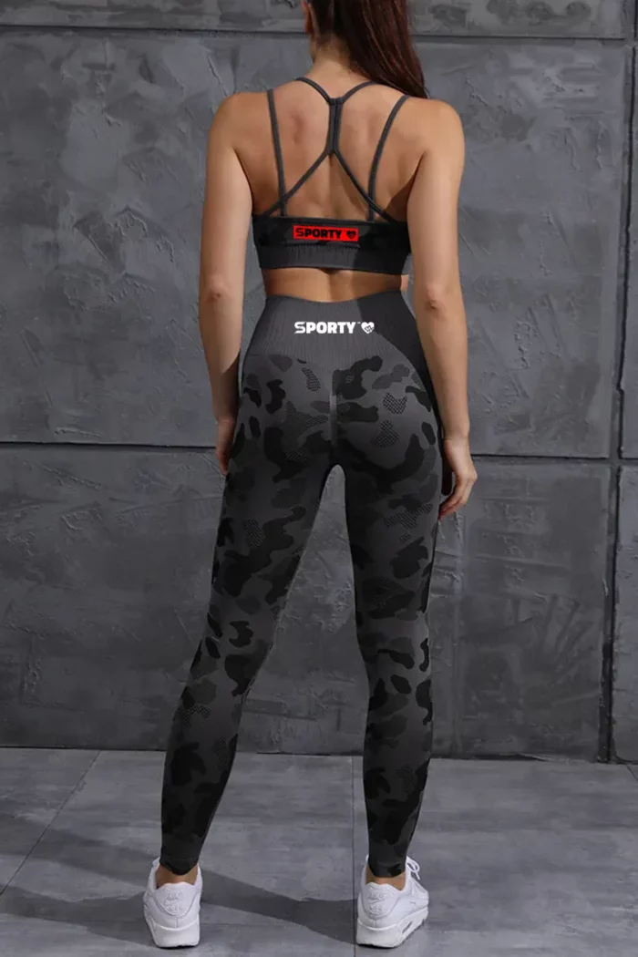 Sporty Camo Scrunch Leggings - Bilde 4