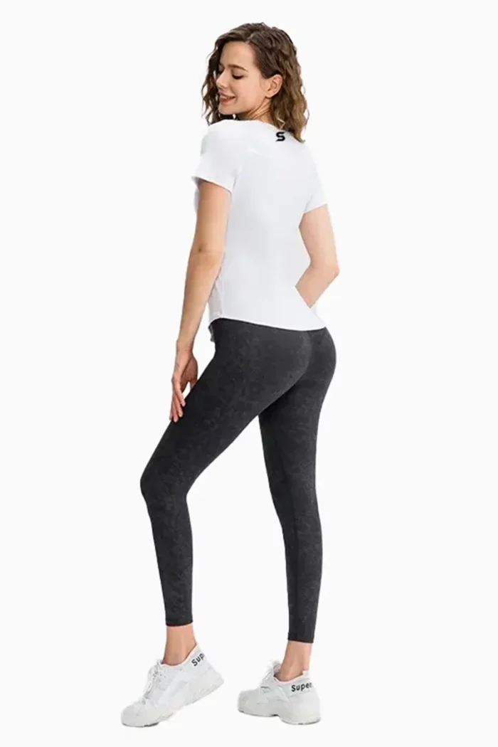 Sporty Stretchy Workout T-shirt - Bilde 7