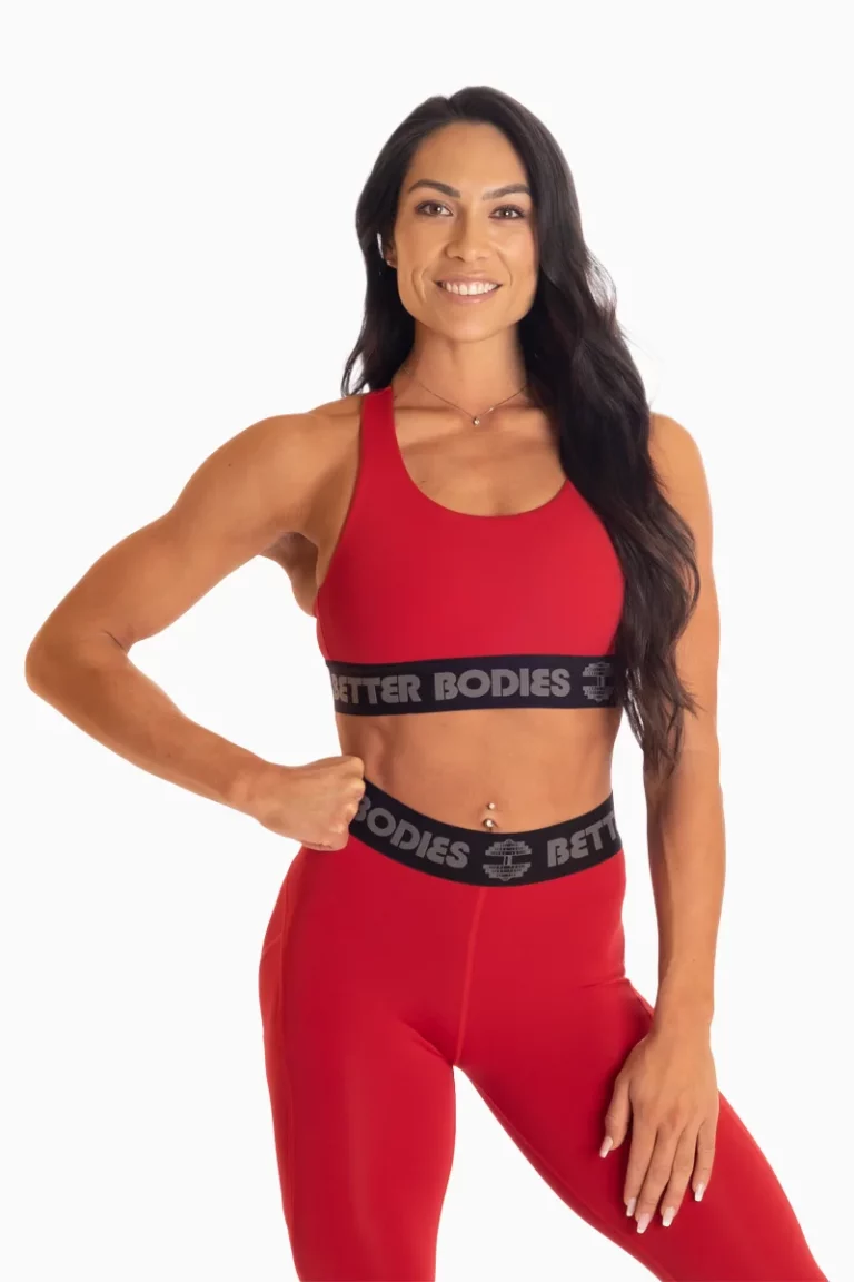 Better Bodies Classic Sports Bra – Chili Red – XL