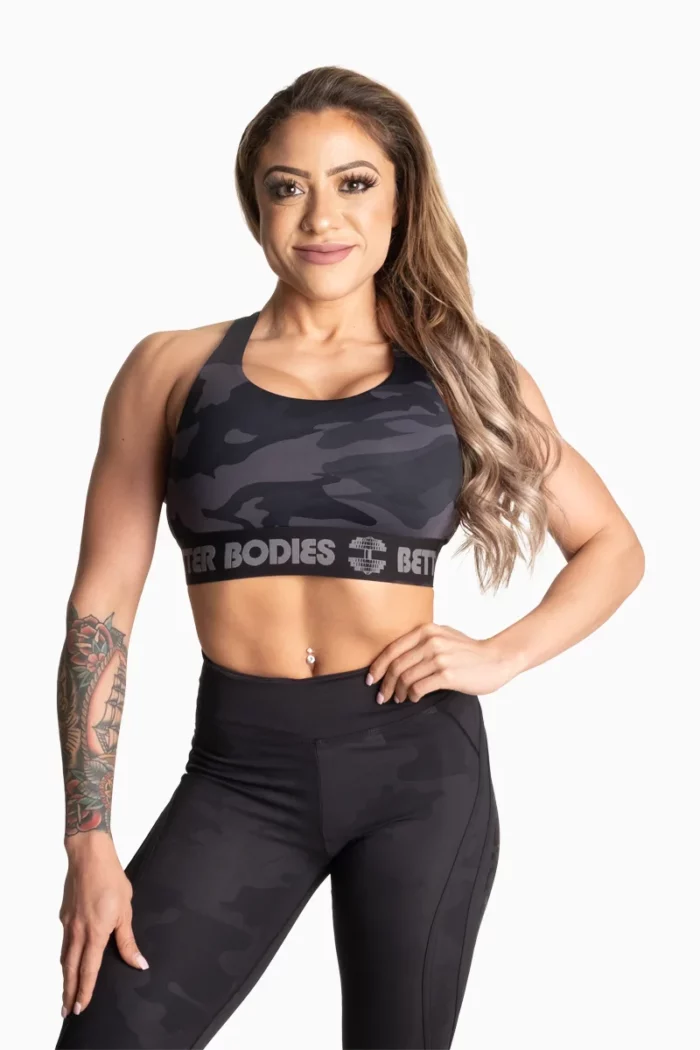 Better Bodies Classic Sports Bra – Dark Camo – XL