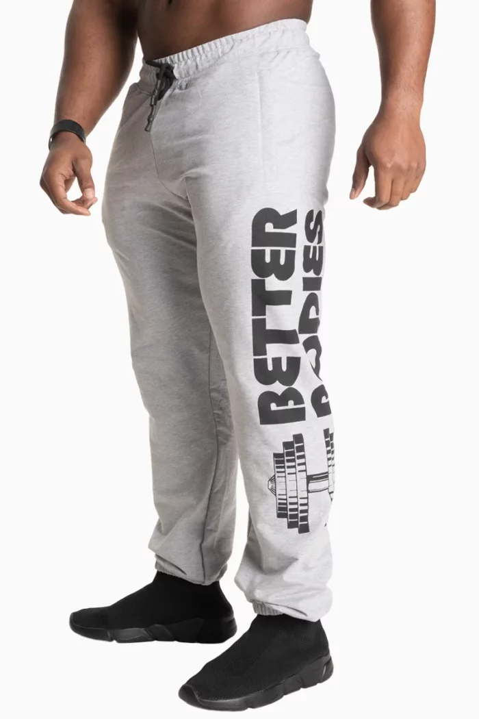 Better Bodies Stanton Sweatpants V2 – Light Grey Melange – XXL Better Bodies Stanton Sweatpants V2 – Light Grey Melange – XXL