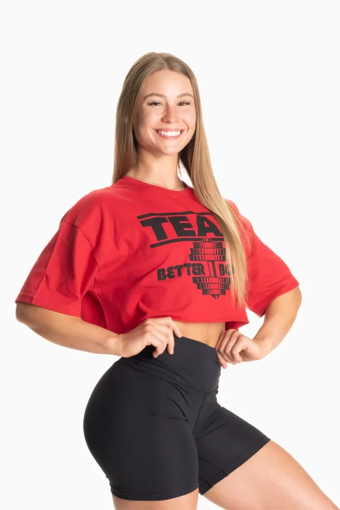 Better Bodies Team Onesize Tee – Chili Red – One Size Better Bodies Team Onesize Tee – Chili Red – One Size