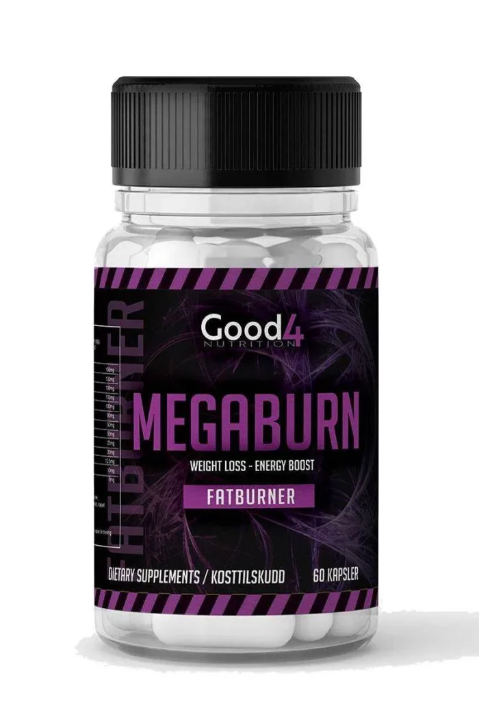 G4N Megaburn Fatburner - 60 kapsler - Bilde 1