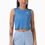 Breeze Mesh Back Tank - Blue Cyaneus