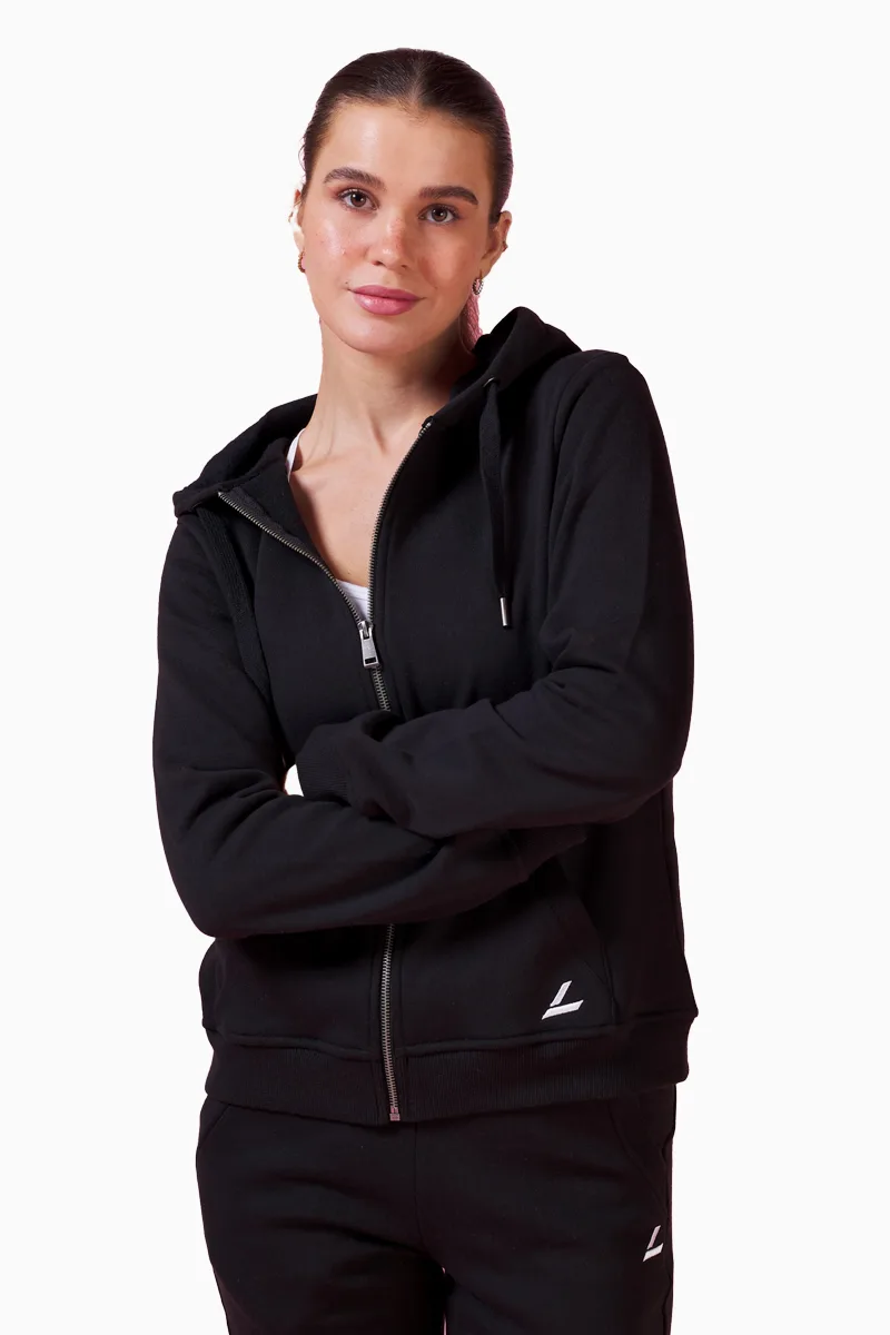 lyczhbk_1 Conquer Zip Hoodie - Sort - Bilde 1