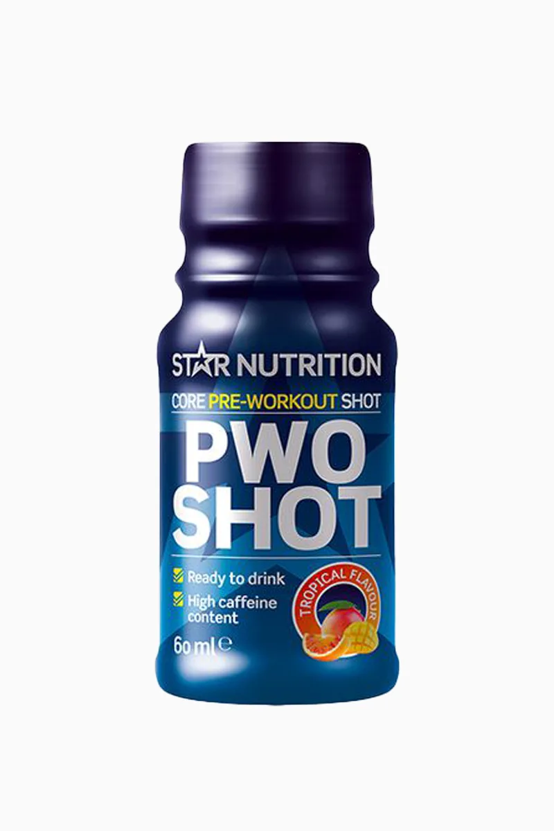 <![CDATA[Star Nutrition PWO Shot - 60 ml - Tropical - Enkel Shot]]>
