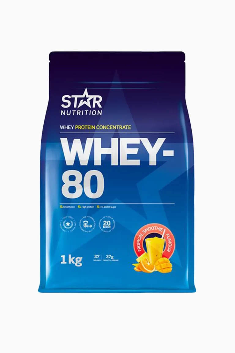 Star Nutrition Whey-80 Protein - 1kg – Tropical Smoothie