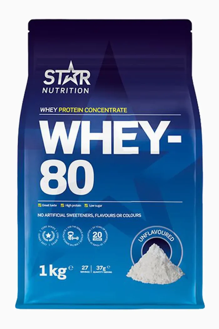 Star Nutrition Whey-80 Protein - 1kg – Naturell